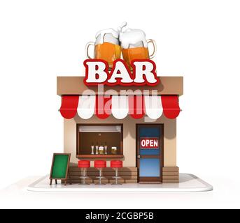 Barre de rendu 3d Banque D'Images