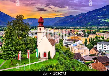 Spleekapelle, une chapelle de Sargans, Suisse Banque D'Images