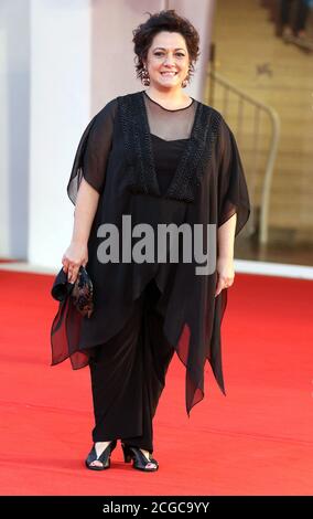 Italie, Lido di Venezia, 09 septembre 2020 : l'actrice italienne Laura Giordani marche le tapis rouge avant la projection du 'le sorelle Macaluso' pendant le 77e Festival International du film de Venise photo © Ottavia Da Re/Sintesi/Alay Live News Banque D'Images