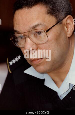 colin l. powell, armée américaine, 1991 Banque D'Images