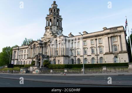 Stockport Town Hall, Grand Manchester, Royaume-Uni. Gâteau de mariage baroque. Banque D'Images