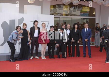 Un Morgen Die Ganze Welt (et demain le monde entier) tapis rouge lors du 77e Festival du film de Venise 2020. Banque D'Images