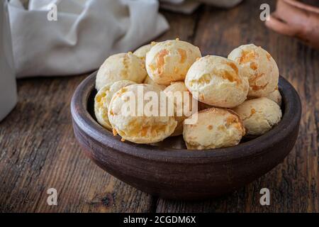 Chipa est un pain brésilien au fromage argentineansnack, pao de queijo. Banque D'Images