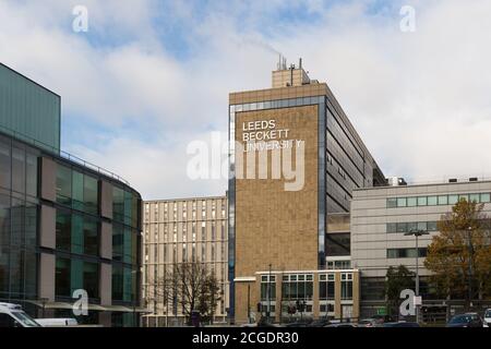 Campus de l'Université Leeds Beckett Banque D'Images