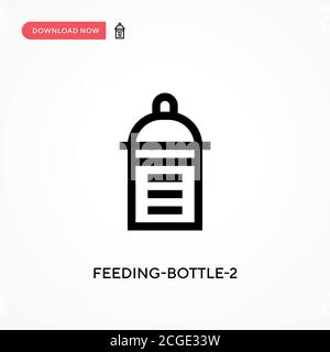 Icône vecteur simple Feeding-bottle-2. Illustration moderne et simple à vecteur plat pour site Web ou application mobile Illustration de Vecteur