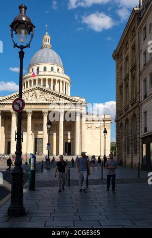 Le Panthéon, un point de repère de Paris et le lieu de sépulture de nombreux célèbres français Banque D'Images