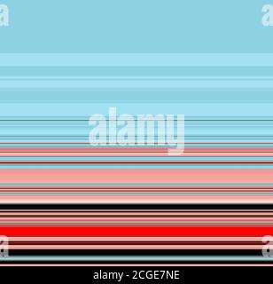 Motif à rayures rétro aux couleurs positives élégantes Banque D'Images