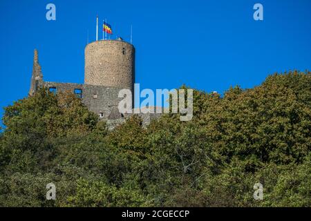 Château de Gleiberg, Burg Gleiberg, à Wettenberg Krofdorf-Gleiberg, Hesse, Allemagne, Europe Banque D'Images