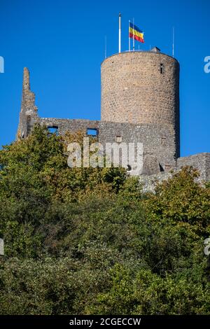 Château de Gleiberg, Burg Gleiberg, à Wettenberg Krofdorf-Gleiberg, Hesse, Allemagne, Europe Banque D'Images