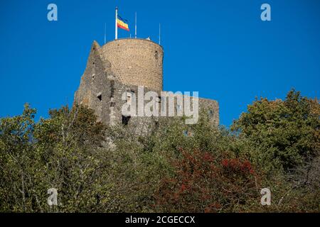 Château de Gleiberg, Burg Gleiberg, à Wettenberg Krofdorf-Gleiberg, Hesse, Allemagne, Europe Banque D'Images