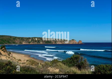 Les Pinnacles, Cape Woolamai, Phillip Island, Victoria, Australie Banque D'Images