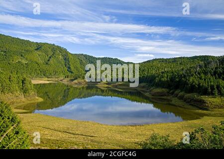 Yilan Taipingshan Cuifeng Lake Taiwan Banque D'Images