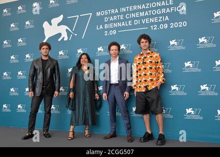 77ème Festival du film de Venise 2020, film Photocall Nouvelle commande. Sur la photo Banque D'Images