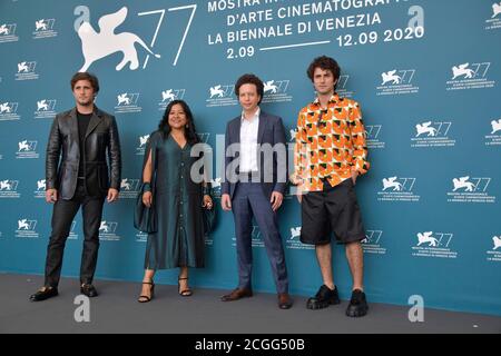 77ème Festival du film de Venise 2020, film Photocall Nouvelle commande. Sur la photo Banque D'Images