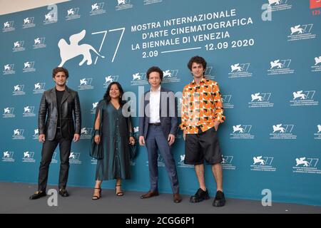 77ème Festival du film de Venise 2020, film Photocall Nouvelle commande. Sur la photo Banque D'Images