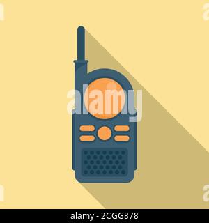 Icône talkie-walkie jouet. Illustration plate de l'icône de vecteur talkie walkie pour le web design Illustration de Vecteur