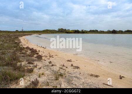 Lac Thetis près de Cervantes en Australie occidentale Banque D'Images