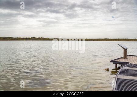 Lac Thetis près de Cervantes en Australie occidentale Banque D'Images