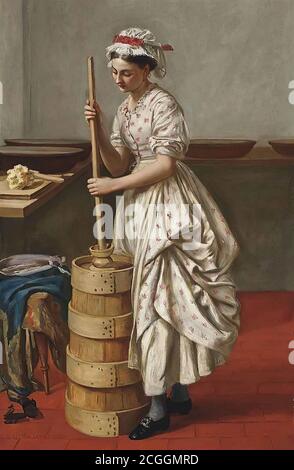 Prinsep Valentine Cameron - le beurre de l'urne - British School - 19e siècle Banque D'Images