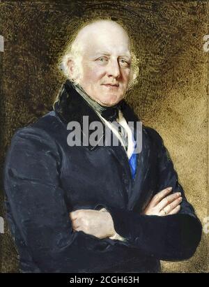 Ross Sir William - Adolphus Frederick Duc de Cambridge - British School - 19e siècle Banque D'Images