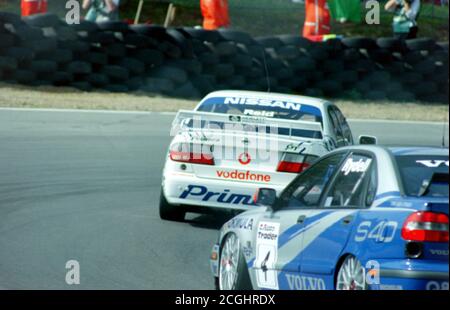 Archive image: British Touring car Championships à Brands Hatch le 31 août 1998, image numérisée de couleur négative. Banque D'Images