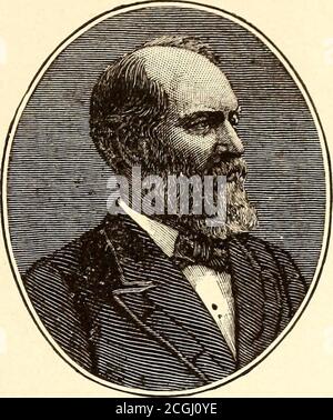 . Le bleu et le gris, ou, la guerre civile comme vu par un garçon : une histoire de patriotisme et d'aventure dans notre guerre pour l'Union . JAMES ABRAM GARFIELD. 315. Il n'a jamais eu beaucoup de scolarité, car ce n'était que trois mois d'hiver que ses parents pouvaient l'envoyer à l'école de district, mais la plus excellente utilisation qu'il a fait de ses maigres possibilités. Atquatorze il a été apprenti à un charpentier, et trois ans plus tard il a travaillé sur le canal. Quand il aaac simple lad, il a espéré être un marin, mais il est tombé malade, et après cela il a semblé neverlong pour la mer. Le petit village d'Orange, Ohio, où il est né le Banque D'Images