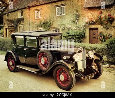 AUTOMOBILE CLASSIQUE : 1931 étoiles Comet-21 Saloon, 3 litres, 6 cylindres, construit par la Star Engineering Company à Wolverhampton. Banque D'Images