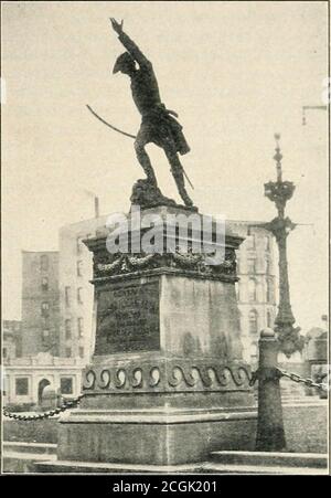 . Histoire du centenaire et manuel de l'Indiana : l'histoire de l'État de son début à la fin de la guerre civile, et une étude générale des progrès à l'heure actuelle . Bibliothèque publique de Carnegie, Jeffersonville Statue du général George Rogers Clark à MonumentPlace. Indianapolis. À Jeffersonville était connu sous le nom de prison d'État de Southern In-diana et ses prisonniers ont été envoyés des comtés au sud de la route nationale. Conformément à une loi approuvée le 26 février 1897 (lois 1897, p. 69), la prison de Stateprison du Sud, le 1er avril de cette année-là, est le reformatoire de l'Indiana pour l'incarcération Banque D'Images