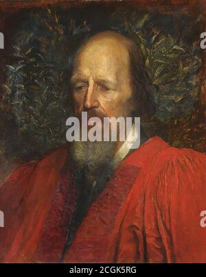 Watts George Frederick - Alfred Tennyson 1er baron Tennyson 2 - British School - 19e siècle Banque D'Images