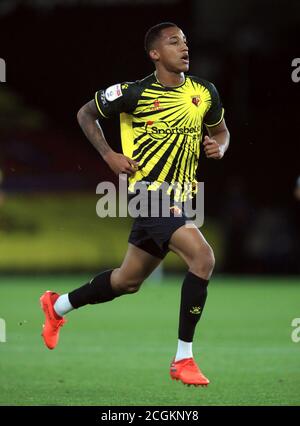 Joao Pedro de Watford pendant le match du championnat Sky Bet à Vicarage Road, Watford. Banque D'Images