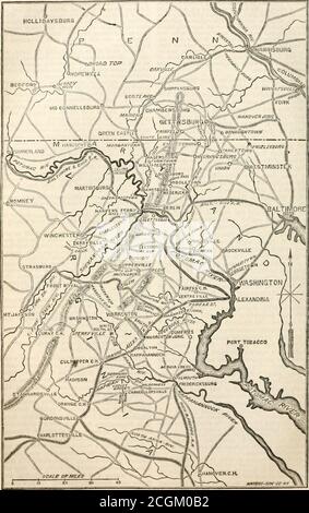 . L'histoire militaire et navale de la rébellion aux Etats-Unis : avec des croquis biographiques des officiers décédés . f quels que soient les theirlabeurs et les privations peuvent obtenir. Par le commandement du général de division RANÇON. Walter K. Martin, Asst.-Adjt.-Gen Général de brigade Ned JIcCaussland, brigade de comdg. N. FiTZJinGH, Asst.-Adjt.-Gen Le même jour, le Président a émis une caUpour douze mille mwtia de Pennsylvanie, douze mille de New York, cinq thou-sand du Massachusetts, et les divers Gov-ernors ont émis des proclamations appelant des thétroops, et la milice a commencé à se rassembler. Il y en avait mercredi Banque D'Images