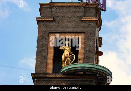 Copenhague Weather Girl Banque D'Images