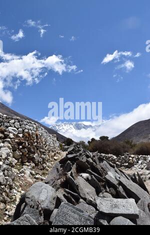 Une vue fascinante sur les terrasses salées à Maras, Pérou célèbre. Ces étangs salins en Amérique du Sud ont été construits en AD200-AD900 par la culture Chanapata Banque D'Images