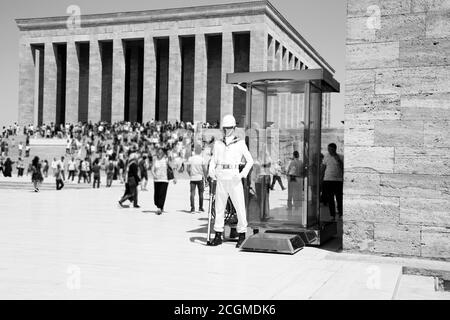 Ankara-Turquie 24 août 2019, tombe d'Ataturk, mausolée d'Ataturk Banque D'Images