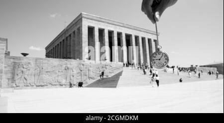 Ankara-Turquie 24 août 2019, tombe d'Ataturk, mausolée d'Ataturk Banque D'Images