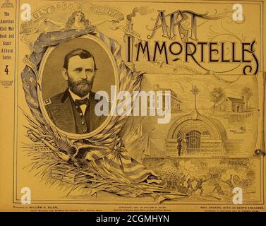 . Le livre de guerre civile américaine et l'album Grant, 'art immortelles' . en. Joseph W. Plume et le personnel de Newark, N. J., avant de prendre la direction de New York. 12. Adresse de bienvenue I général et Mme Grant, du CalumetClub, de Chicago, 111. 13. The Louisville commercial, 10 décembre 1871). Imprimé sur de la soie blanche, contenant un portrait imprimé de (dix. Grant et une brève histoire de sa Lite et de voyages. 1 I. gén Winfield Scott Hancock, commandant le second corps, l'armée du Potomac, et les officiers.15, le général Ambrose K. Burnside, commandant le neuvième corps, l'armée de Tho Potomac, et les officiers. Vue en face de Gen Grants Banque D'Images