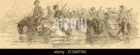 . Champs de bataille et feux de camp. Un récit des principales opérations militaires de la guerre civile, depuis le retrait de McClellan jusqu'à l'adhésion de Grant. (1862-1863) . CHAPITRE VIII ACTIVITÉ CONFÉDÉRÉE. — LE GÉNÉRAL LEE DÉCIDE DE TENTER L'INVA-SION DE PENNSYLVANIE. BATAILLE DE CAVALERIE À LA STATION DE BRANDY. LEES VERS LE NORD MARS. PANIQUE DANS LES VILLES DU NORD. HOOKER EN PUR-SUIT.— MEADE REMPLACE HOOKER. GETTYSBURG. LA BATAILLE DU PREMIER JOUR. LE VIEUX JOHN BRÛLE. BAYARD WILKESONs HÉROÏSME. INCIDENTS DE LA BATAILLE. Banque D'Images