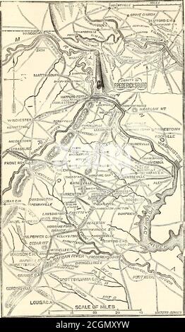 . L'histoire de la guerre civile aux États-Unis : sa cause, son origine, son progrès et sa conclusion ; contenant des descriptions complètes, impartiales et graphiques des divers engagements militaires et navals, avec les actes héroïques réalisés par les armées et les individus, les scènes touchantantes et les incidents dans le camp, la cabine, le champ et l'hôpital ; et les notices biographiques de ses héros . s d'un chevalier errant dans les jours les plus beaux de la chevalerie. Il avait sous son commandement son propre régiment, la cavalerie légère Ira Harris, et a quitté le rendez-vous à Thompsons CrossEoads tôt dans la matinée le dimanche, mai 3d; REACH Banque D'Images