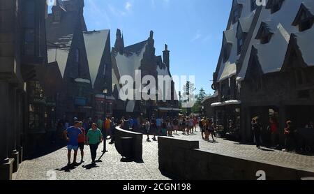 The Wizarding World of Harry Potter, Universal Studios Hollywood, Universal City, Californie, États-Unis Banque D'Images