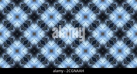 Éléments en verre coloré motif abstrait sans couture avec texture réelle Banque D'Images