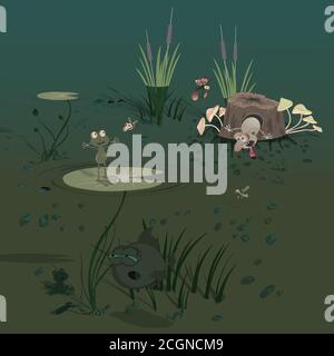 Dessin pour cartes, bannières, affiches et autres fins de conception. Illustration de Vecteur