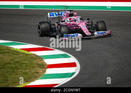 11 PEREZ Sergio (mex), Racing point F1 RP20, action pendant la Formule 1 Pirelli Gran Premio Della Toscana Ferrari 1000, Grand Prix de Toscane 2020, de Banque D'Images