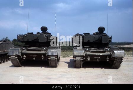 ARMÉE BRITANNIQUE Kampfpanzer Chieftain/ main Battle Tank Chieftain Banque D'Images