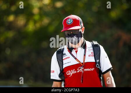 Toscane, Italie. 12 septembre 2020. Toscane, Italie. 12 septembre 2020. RAIKKONEN Kimi (fin), Alfa Romeo Racing ORLEN C39, portrait pendant la Formule 1 Pirelli Gran Premio Della Toscana Ferrari 1000, 2020 Grand Prix de Toscane, du 11 au 13 septembre 2020 sur l'Autodromo Internazionale del Mugello, à Scarperia e San Piero, près de Florence, Italie - photo Florent Gooden / DPPI crédit: LM/DPPI/Florent Gooden/Alay Live News Banque D'Images