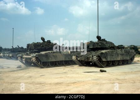 ARMÉE BRITANNIQUE Kampfpanzer Chieftain/ main Battle Tank Chieftain Banque D'Images