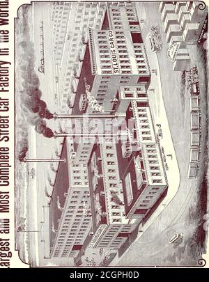 . Journal de chemin de fer de la rue . Coll. C. F. Morse, Prest., Walton H. Holmes, vice-Prest. Et Genl Manager, C. F. Holmes, Genl Supt., système de makinga de 136 miles et plus de 600 voitures. Lorsque M. Holmes est devenu directeur général de ces routes unies et que les quêtes de nouvelles voitures sont venues, il a naturellement regardé sur les voitures des différentes lignes de thesystem sur lesquelles étaient représentés le travail des constructeurs de voitures éminents de thecountry. En avril, i8g6, le Metropolitan Railway, W. H. Holmes, Genl Manager, a commandé 30 26 pieds. Voitures accélérées de la société de voitures Brownell. N'est-il pas important que toute la voiture Banque D'Images