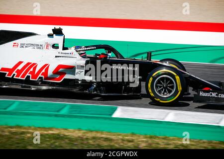 Toscane, Italie. 12 septembre 2020. Toscane, Italie. 12 septembre 2020. 08 GROSJEAN Romain (FRA), Haas F1 Team VF-20 Ferrari, action pendant la Formule 1 Pirelli Gran Premio Della Toscana Ferrari 1000 2020, Grand Prix de Toscane 2020, du 11 au 13 septembre 2020 sur l'Autodromo Internazionale del Mugello, à Scarperia e San Piero, près de Florence, Italie - photo Florent Gooden / DPPI crédit: LM/DPPI/Florent Gooden/Alay Live News Banque D'Images