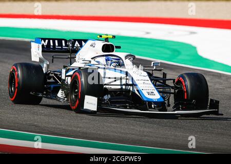 Toscane, Italie. 12 septembre 2020. Toscane, Italie. 12 septembre 2020. 06 LATIFI Nicholas (CAN), Williams Racing F1 FW43, action pendant la Formule 1 Pirelli Gran Premio Della Toscana Ferrari 1000 2020, 2020 Grand Prix de Toscane, du 11 au 13 septembre 2020 sur l'Autodromo Internazionale del Mugello, à Scarperia e San Piero, près de Florence, Italie - photo Antonin Vincent / DPPI crédit: LM/DPPI/Florent Gooden/Alamy Live News Banque D'Images