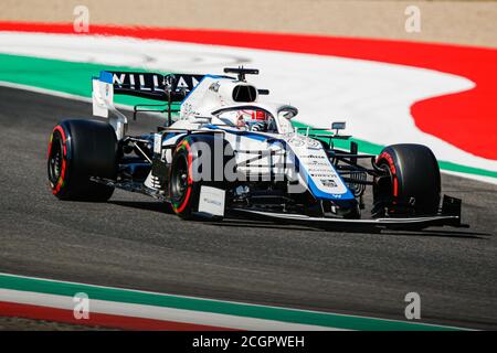 Toscane, Italie. 12 septembre 2020. Toscane, Italie. 12 septembre 2020. 63 RUSSELL George (gbr), Williams Racing F1 FW43, action pendant la Formule 1 Pirelli Gran Premio Della Toscana Ferrari 1000 2020, 2020 Tuscan Grand Prix, du 11 au 13 septembre 2020 sur l'Autodromo Internazionale del Mugello, à Scarperia e San Piero, près de Florence, Italie - photo Florent Gooden / DPPI crédit: LM/DPPI/Florent Gooden/Alay Live News Banque D'Images