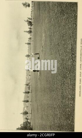 . Sea Bright, Rumson Road, Oceanic, Monmouth Beach, Atlantic Highlands, Leonardville Road, Navesink, Water Witch Club : concernant les maisons d'été le long des rives du comté de Monmouth, New Jersey . Banque D'Images